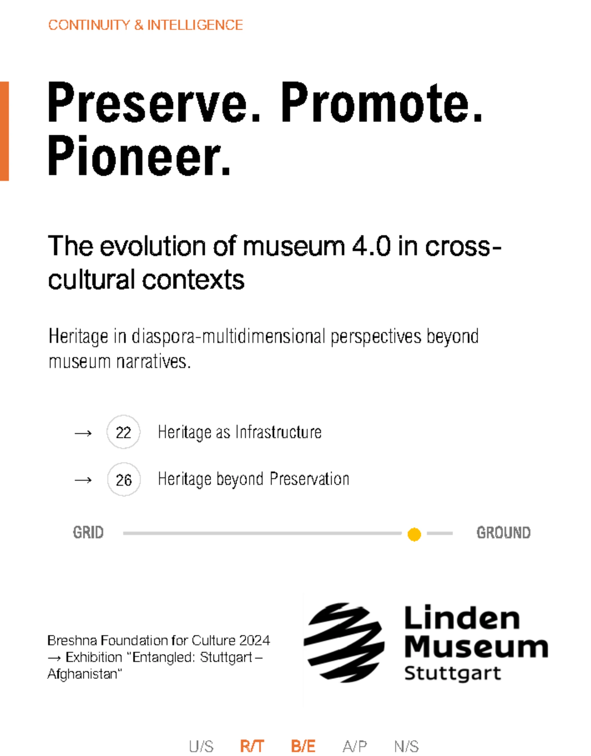 Preserve. Promote. Pioneer.